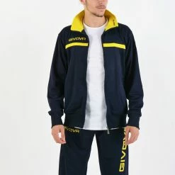 Budget 🛒 Givova Tuta Givova One Full Zip for Tracksuits 🎁 -Cheap Football Store givova tuta givova one full zip 2