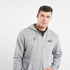 Cheap 🌟 Puma x OFI Crete F.C Essentials Men's Zipped Hoodie for OFI F.C. Official Store 👏 -Cheap Football Store puma ofi ess small logo fz hoodie fl 3