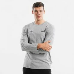 Best deal 🎁 Puma Χ OFI Crete F.C. Small Logo Men's Long Sleeve T-Shirt for Tops 🎁