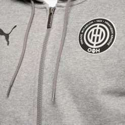 Hot Sale 🔥 Puma teamGOAL 23 Casuals Men's Jacket for OFI F.C. Official Store 🛒 -Cheap Football Store puma teamgoal 23 casuals hooded jac 4