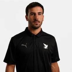 Hot Sale ❤️ Puma x OFI Crete F.C. teamLIGA Sideline Men's Polo T-Shirt for OFI F.C. Official Store 🌟 -Cheap Football Store puma teamliga sideline polo 9